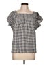 Allegra K Black Short Sleeve Blouse Size L - photo 1