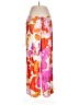 Natori 100% Polyester Print Orange Casual Pants Size M - photo 1