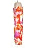 Natori 100% Polyester Print Orange Casual Pants Size M - photo 5