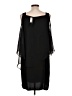 JBS 100% Polyester Black Cocktail Dress Size 12 - photo 2