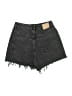 Zara Black Denim Shorts Size 6 - photo 2