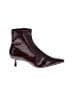 MNG Burgundy Ankle Boots Size EU 39 - photo 1