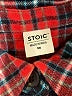 Stoic 100% Cotton Plaid Red Long Sleeve Button-Down Shirt Size M - photo 7