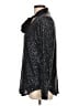 Ann Taylor Metallic Black Long Sleeve Blouse Size L - photo 5