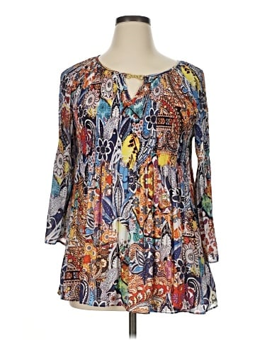 Spense 3/4 Sleeve Blouse (view 1)