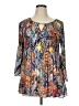 Spense 100% Polyester Blue 3/4 Sleeve Blouse Size XL - photo 1