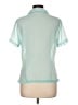 Notations 100% Polyester Teal Short Sleeve Blouse Size L - photo 2