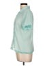 Notations 100% Polyester Teal Short Sleeve Blouse Size L - photo 5