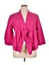 Chico's 100% Linen Pink Jacket Size XL (3) - photo 1