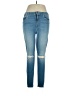 Mother 100% Elastane Hearts Blue Jeans Size 33 waist - photo 1
