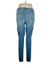 Mother 100% Elastane Hearts Blue Jeans Size 33 waist - photo 2