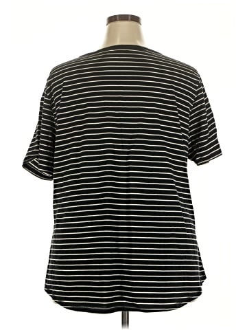Just My Size Short Sleeve Henley (view 2)