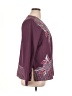 Soft Surroundings 100% Cotton Burgundy Blazer Size XL - photo 4