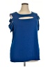 Ashley Stewart Blue Short Sleeve Top Size 22 Plus - photo 1