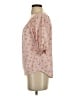 Elegantees Pink Short Sleeve Blouse Size S - photo 5