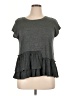 Hem & Thread Gray Short Sleeve T-Shirt Size XL - photo 1