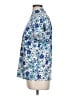 Tail Floral Blue Short Sleeve Blouse Size L - photo 4