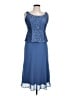 Patra Blue Cocktail Dress Size 10 - photo 1