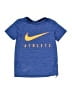 Nike 100% Polyester Blue Active T-Shirt Size 6 - photo 1