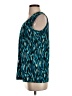 Western Connection Teal Sleeveless Blouse Size S - photo 5