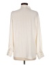 Ann Taylor LOFT 100% Polyester Ivory Long Sleeve Blouse Size M - photo 2