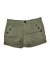 Element Solid Green Khaki Shorts Size 7 - photo 1
