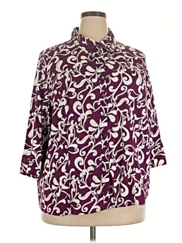 Lane Bryant Outlet 3/4 Sleeve Blouse (view 1)
