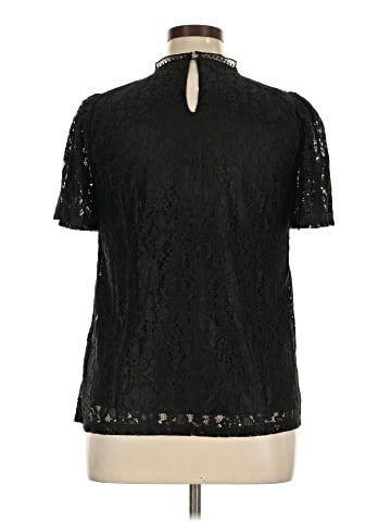 Cable & Gauge Short Sleeve Blouse (view 2)
