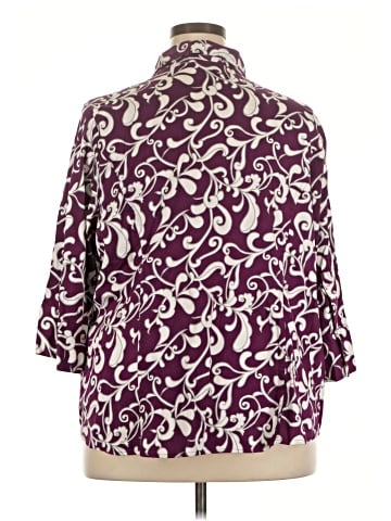 Lane Bryant Outlet 3/4 Sleeve Blouse (view 2)