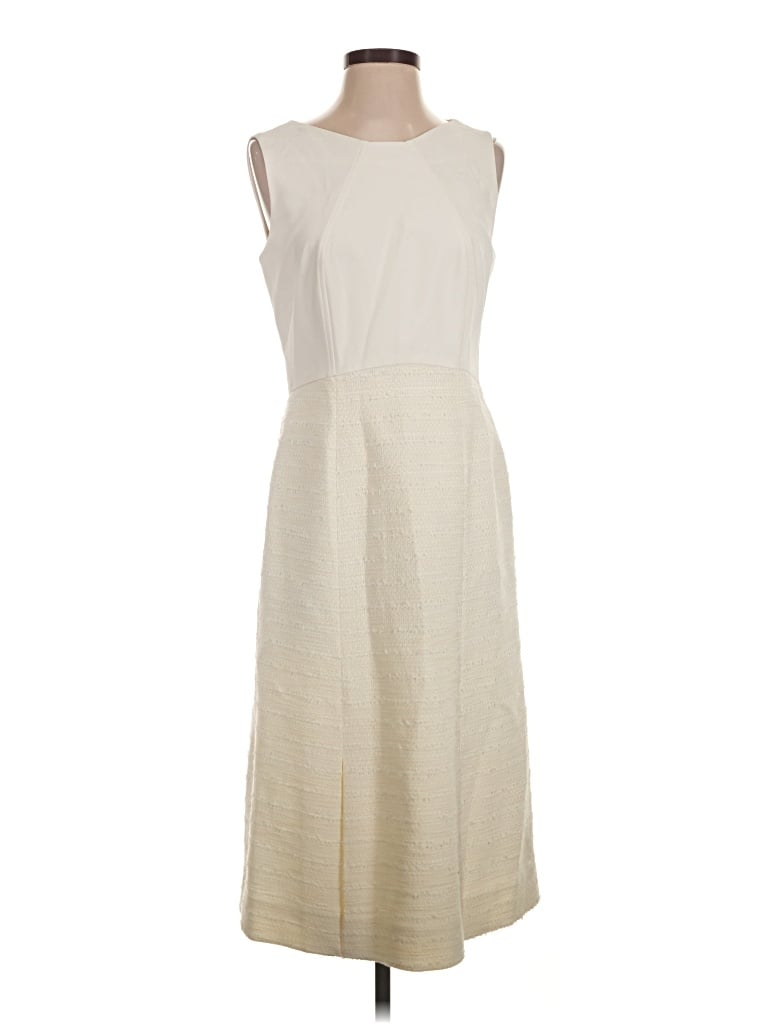 Pre-owned Carlisle Casual Dress In Ivory