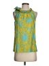 J.Crew 100% Silk Yellow Sleeveless Silk Top Size 0 - photo 1