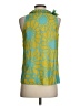 J.Crew 100% Silk Yellow Sleeveless Silk Top Size 0 - photo 2