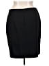 Rafaella Solid Black Formal Skirt Size 16 - photo 2