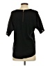 J.Crew 100% Polyester Black Short Sleeve Blouse Size S - photo 2