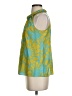 J.Crew 100% Silk Yellow Sleeveless Silk Top Size 0 - photo 5
