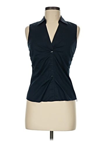 Elie Tahari Sleeveless Button-Down Shirt (view 1)