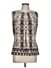 Calvin Klein Silver Sleeveless Blouse Size L - photo 1