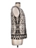 Calvin Klein Silver Sleeveless Blouse Size L - photo 4