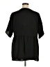 Mittoshop 100% Polyester Black Short Sleeve Blouse Size XL - photo 2