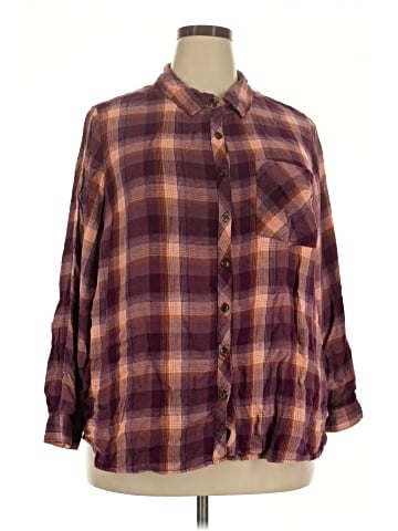 Terra & Sky Long Sleeve Button-Down Shirt (view 1)