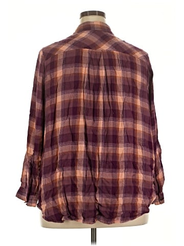 Terra & Sky Long Sleeve Button-Down Shirt (view 2)