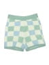 Shein 100% Acrylic Checkered-gingham Green Shorts Size S - photo 1