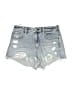 PacSun Blue Denim Shorts Size 24 waist - photo 1