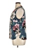 Beacon Floral Blue Sleeveless Blouse Size XL - photo 5