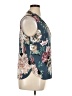 Beacon Floral Blue Sleeveless Blouse Size XL - photo 4