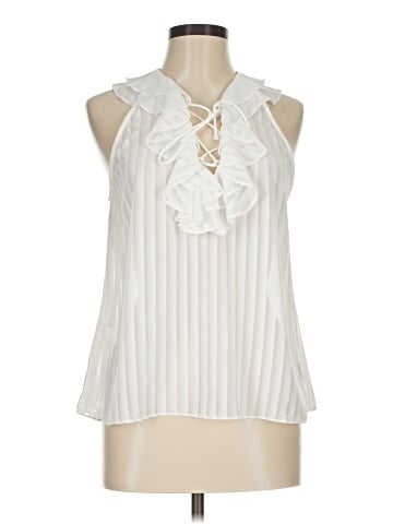 Waverly Grey Sleeveless Blouse (view 1)