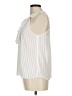 Waverly Grey 100% Polyester Ivory Sleeveless Blouse Size M - photo 5