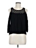 Alya Black 3/4 Sleeve Top Size M - photo 1
