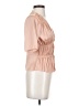 FRAME 100% Polyester Pink Short Sleeve Blouse Size XS - photo 4