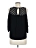 Alya Black 3/4 Sleeve Top Size M - photo 2